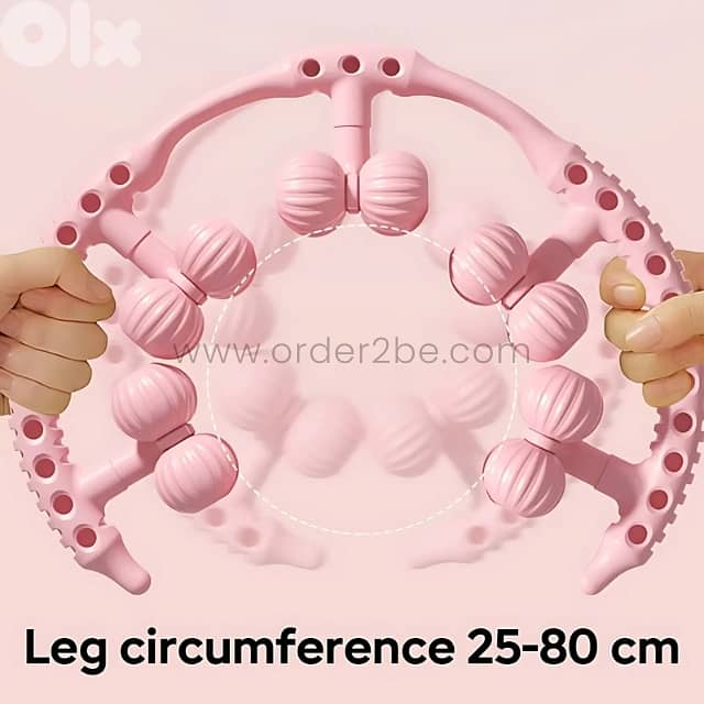 20-Wheel Handheld Massager – 360° Rollers w/ Adjustable Clamp 2
