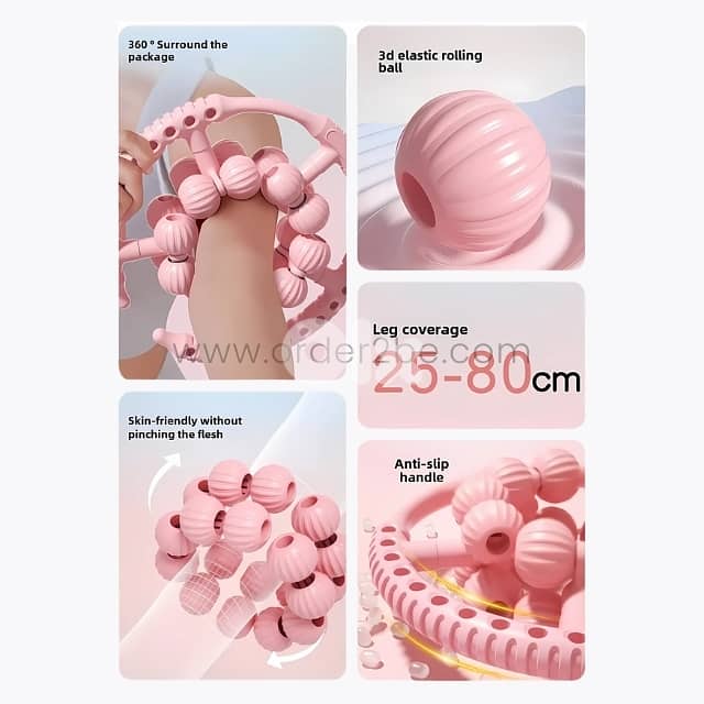 20-Wheel Handheld Massager – 360° Rollers w/ Adjustable Clamp 8