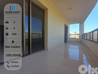 apartment for sale in mar rokouz - شقة للبيع في مار روكز