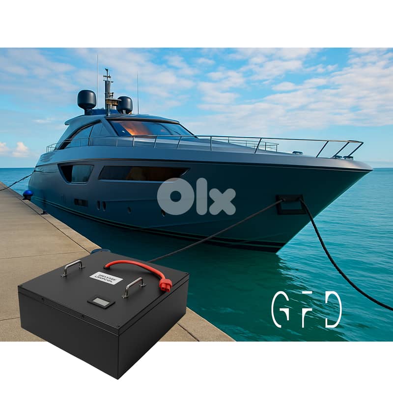 Heavy-Duty 12V 24V 48V Solar Lithium Battery for Boats & Yachts 0