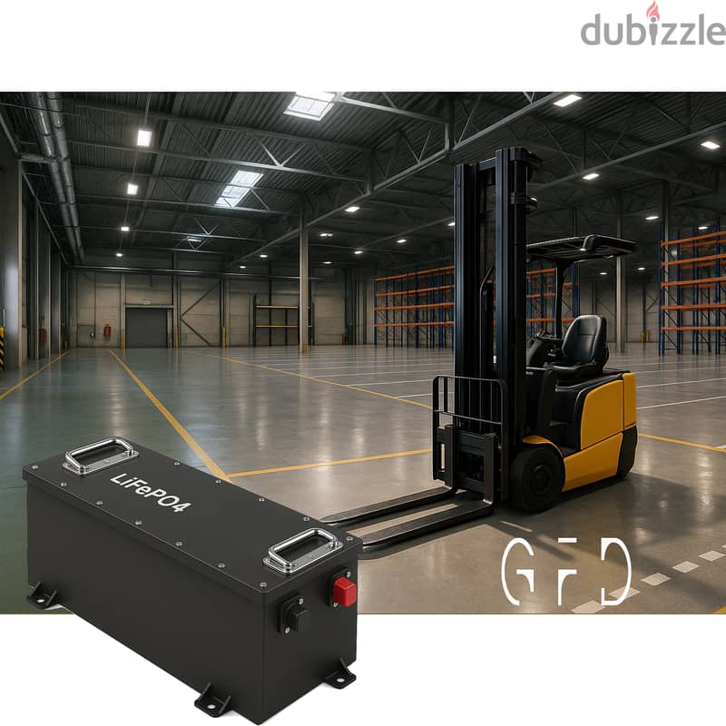 12V/24V/48V Lithium Solution for Order Picker Forklifts 0