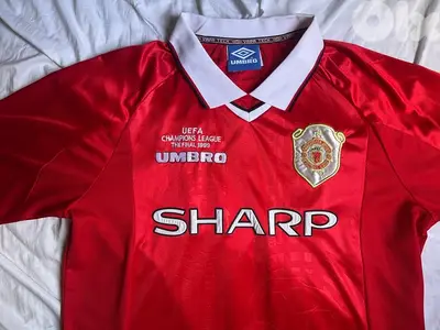 Manchester United Scholes 18 the big final jersey