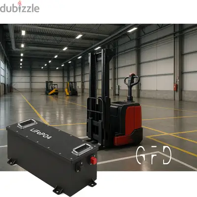 12V 24V 48V Electric Forklift Deep Cycle LiFePO4 Lithium Battery