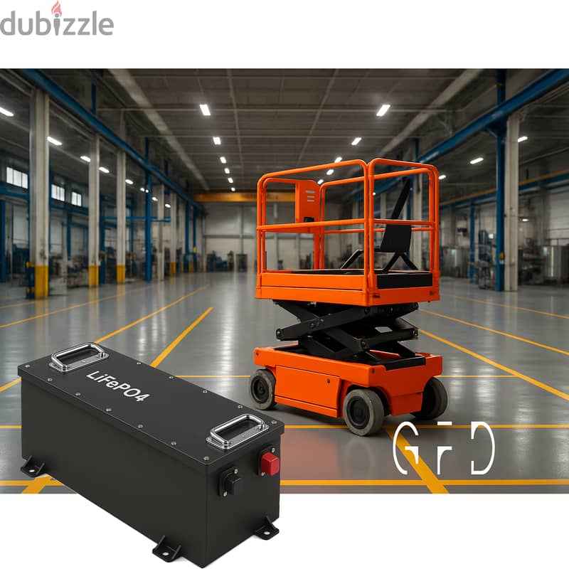 Scissor Lifts 12V 24V 48V Industrial LiFePO4 Battery 0