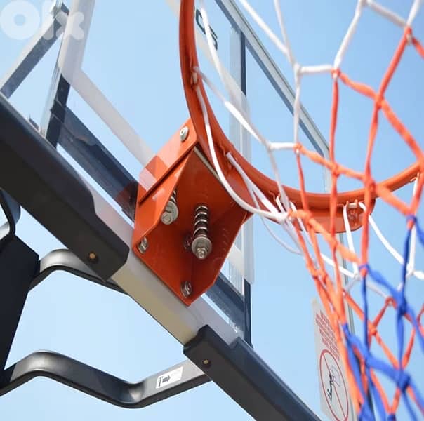 BOARD 152 x 92 cm Official Basketball Hoop with Iron heavyduty base 2