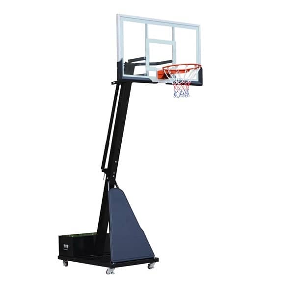 BOARD 152 x 92 cm Official Basketball Hoop with Iron heavyduty base 6