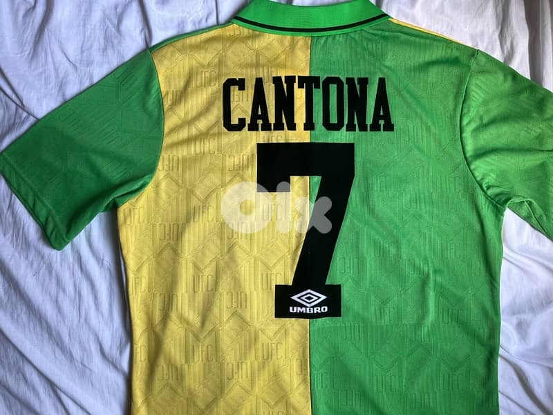Manchester United cantona 7 third umbro jersey 3