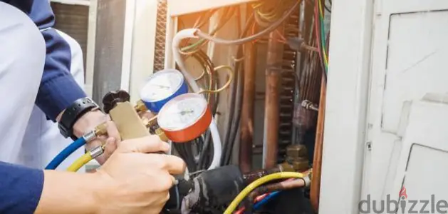 تعبئة غاز مكيفات وصيانة