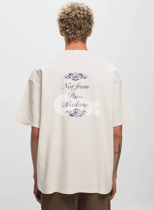 Drôle de Monsieur Le Tee NOT FROM PARIS MADAME (M) 6