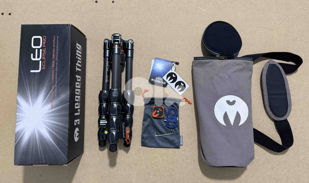 3 Legged Thing Leo Travel Tripod | Monopod Carbon Fiber w/ Head 9
