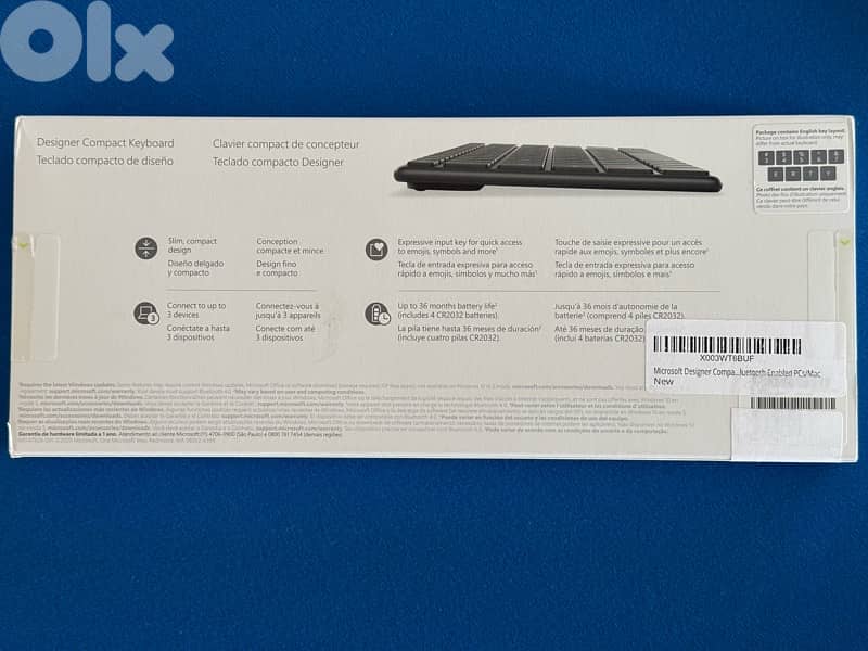 Microsoft Designer Compact Keyboard 1