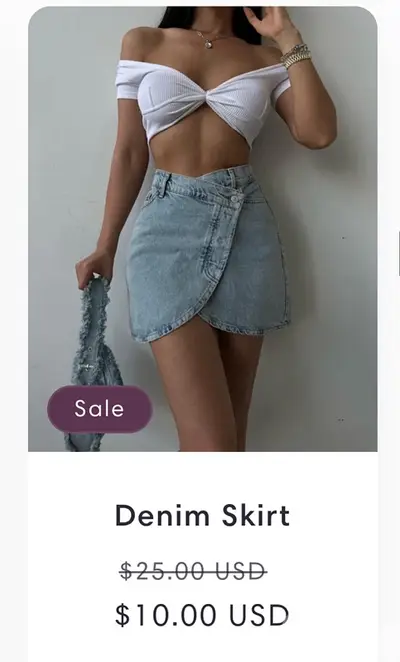 jeans skirt