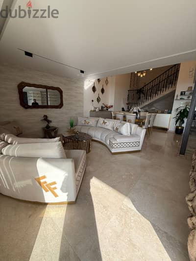 LUXURIOUS, FULLY FURNISHED DUPLEX IN BAABDA PRIME WITH ROOF, (BA-443)