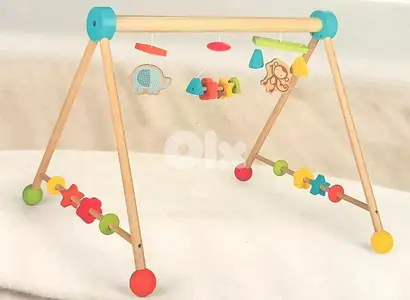 playtive real wood play trapez for babies