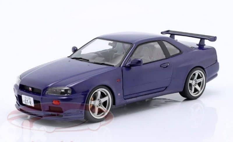 Nissan Skyline GT-R (R34) 1999 diecast car model 1;18 0