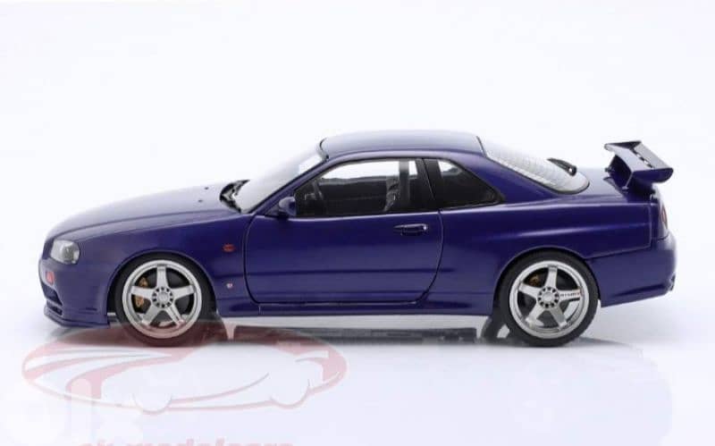 Nissan Skyline GT-R (R34) 1999 diecast car model 1;18 1