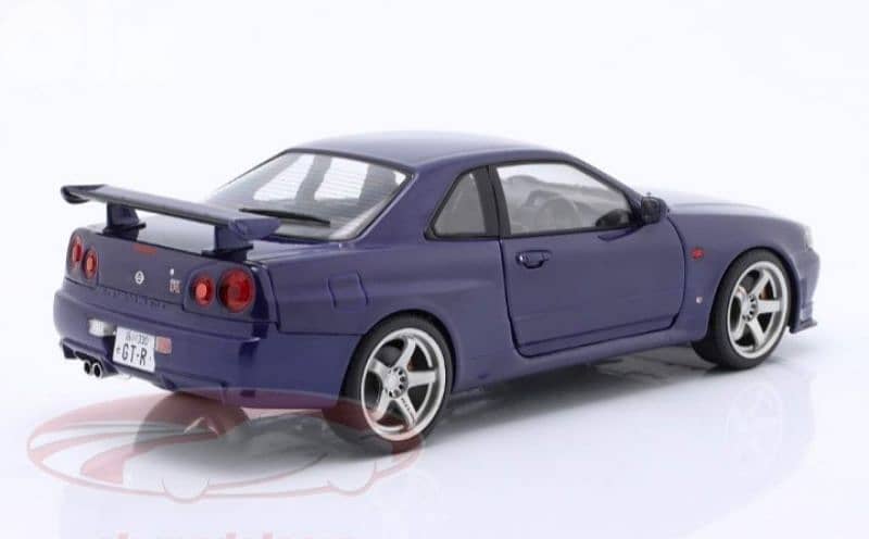 Nissan Skyline GT-R (R34) 1999 diecast car model 1;18 2