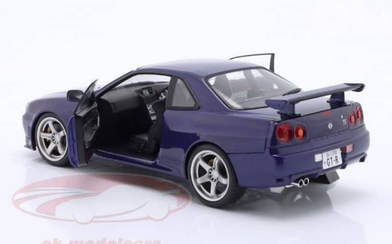 Nissan Skyline GT-R (R34) 1999 diecast car model 1;18 3