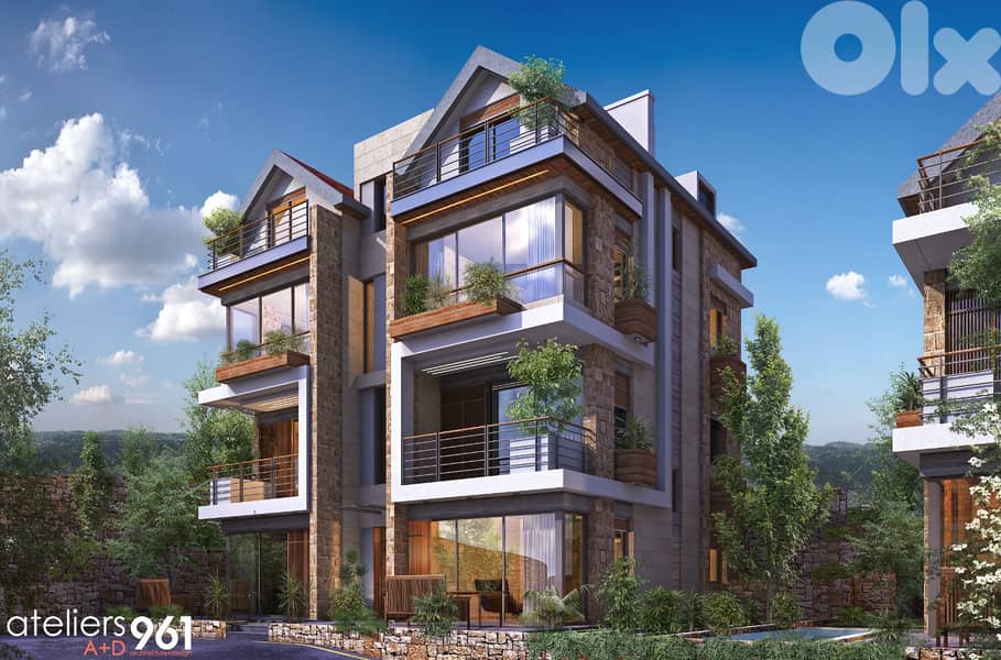 L18037- Under-Construction Triplex Chalet For Sale In Laqlouq With Ins 3