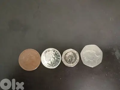 4  pence coins 1999,1997,2013,2015