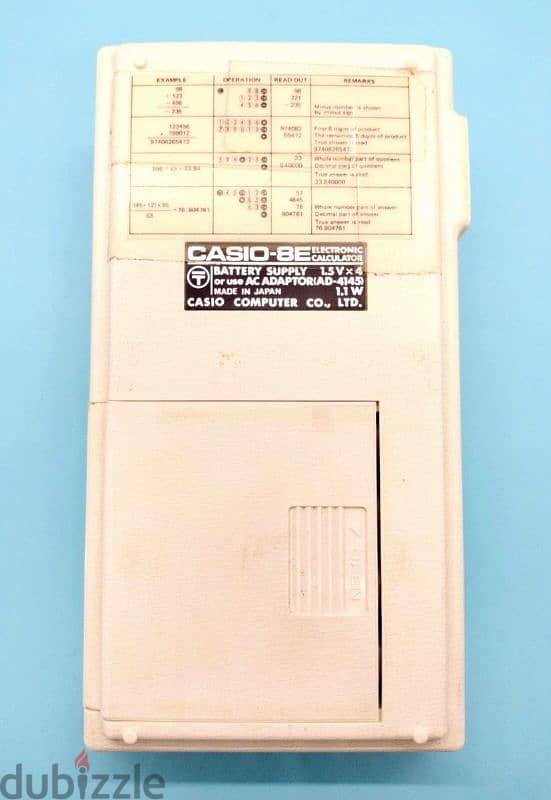 Vintage Calculator - Casio-8E - 1973 4