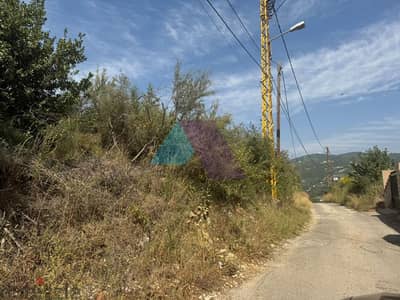 2025 m2 land + open mountain view for sale in Aamchit - عمشيت