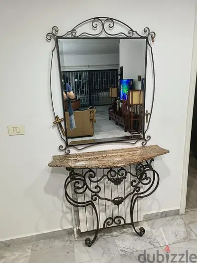 Fer Forgé Console and Hanger