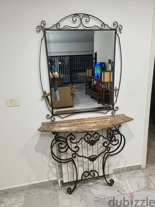 Fer Forgé Console and Hanger 0