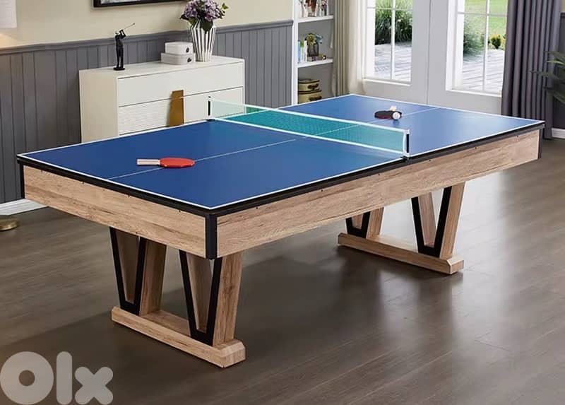 Pool table Billiard 8 ft with table tennis + dinning top (3 in 1) 4