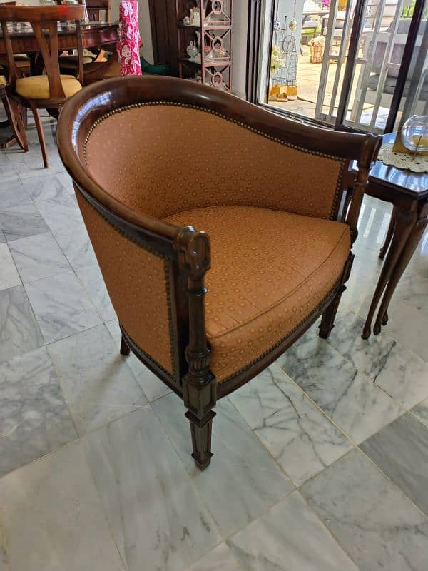Antique Chairs and Side Tables Set 1