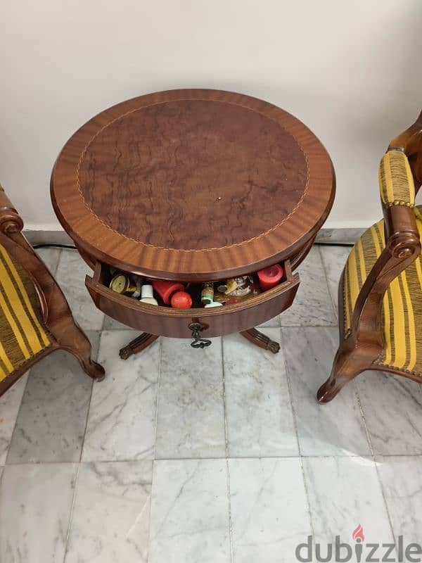 Antique Chairs and Side Tables Set 6