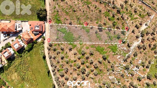LAND FOR SALE IN A LUXURIOUS AREA IN BESHMIZZINE - أرض للبيع في بشمزين