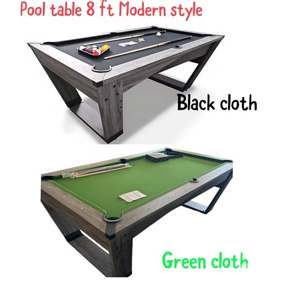 8 FT Pool table Billiard 2025 Style 0