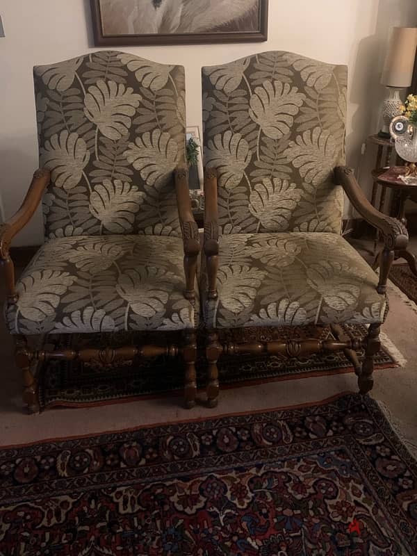 Armchairs vintage bergères 0