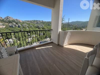 L18076-Furnished Chalet With Mountain View For Rent in Faytroun