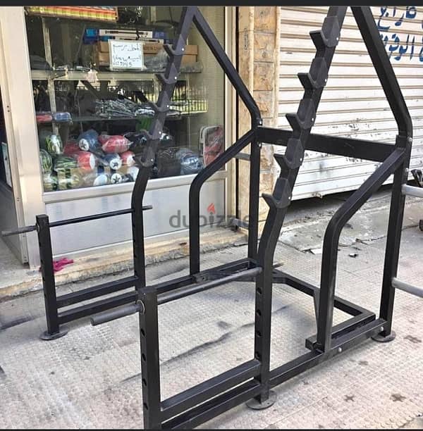 squat rack like new 1