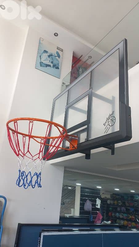 100$ board basketball mounted (110cmx70cm) 0