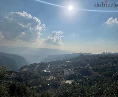 land + open mountain view for sale in Faytroun-Prime Location - فيطرون