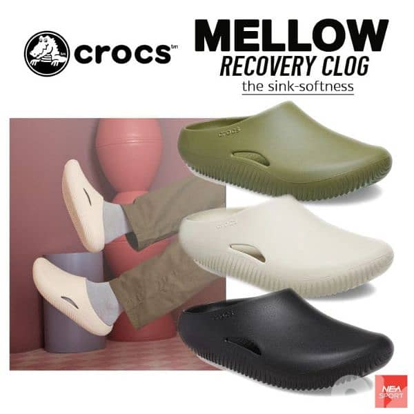 8I-539225 Medical Grade Mellow Recovery Crocs Clog 0