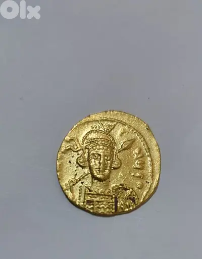 Ancient BYZANTINE Gold Coin emperor Constantine IV Pogonatus 674 AD