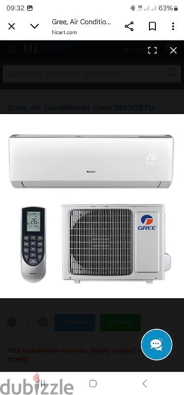 Gree AC 18000 0