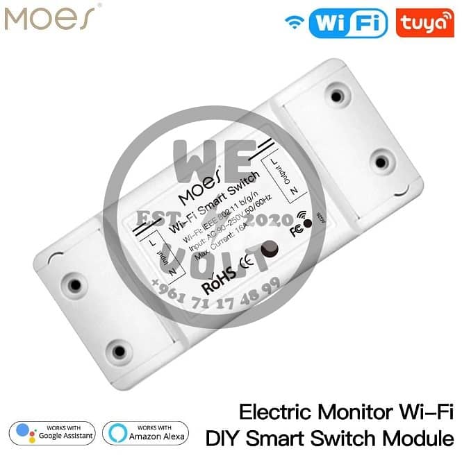 WiFi Smart Switches (With/Without RF, PM) | MOES – We VoLT 2