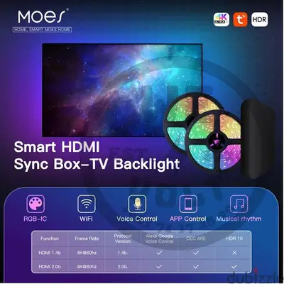 MOES TV BackLight Tuya