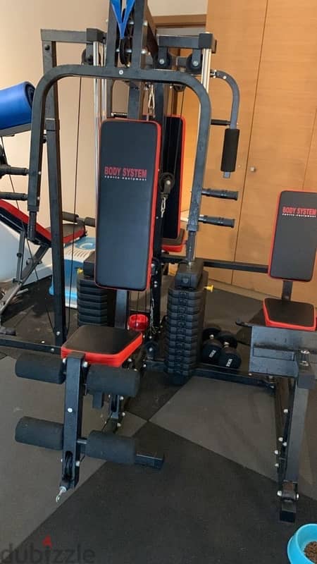 multifunctional home gym 4 way station body system 1
