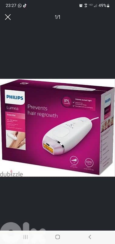 philips IPL Lumea hair removal 0
