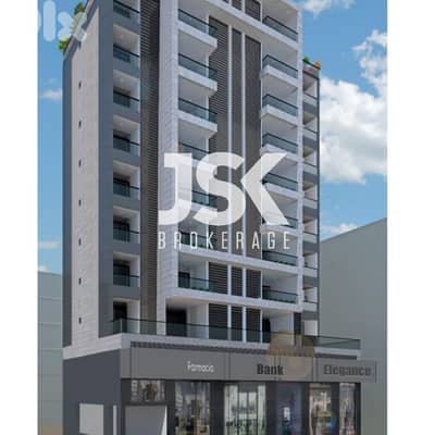 L18119-Under-Construction Apartment in Jdeideh For Sale With Payment F