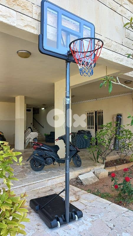 now 130$ movable basketball hoop 0
