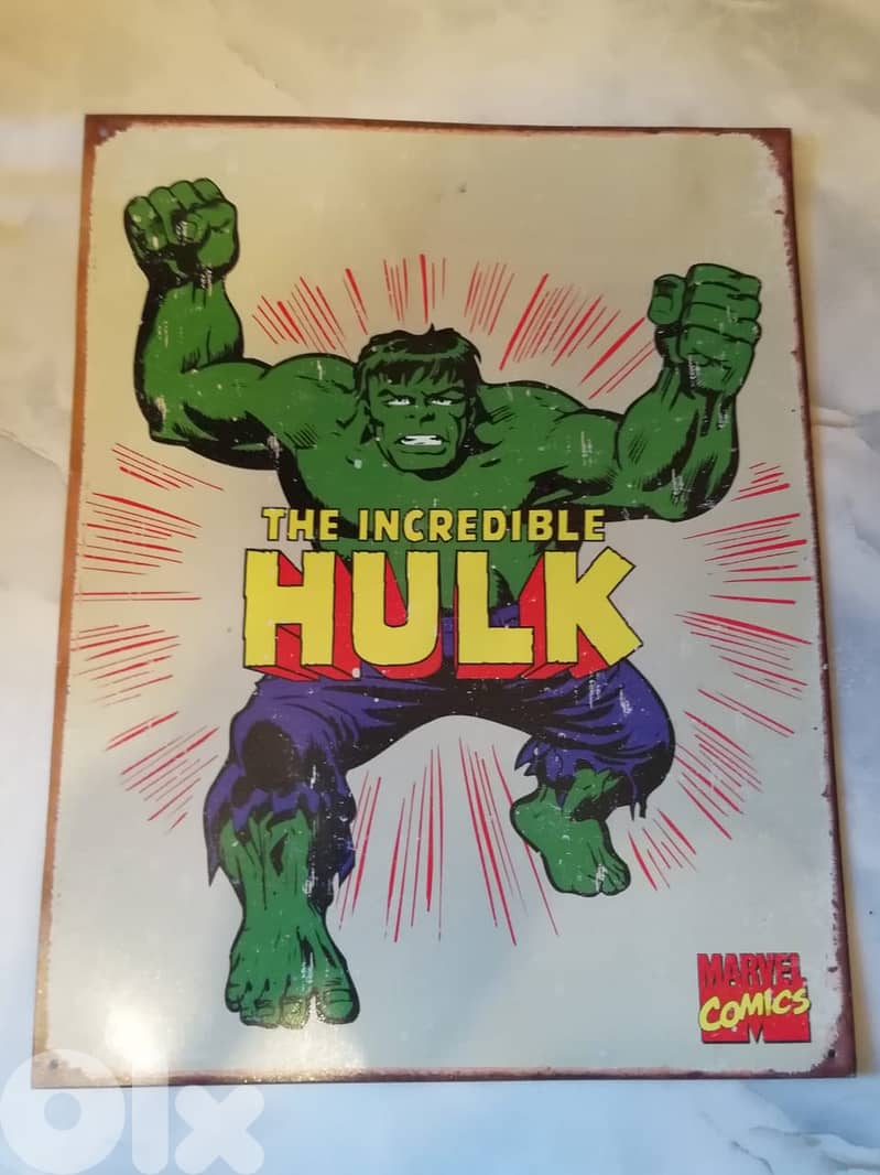 decorative comics metal plates 30*20cm starting 12$ ask for prices 6