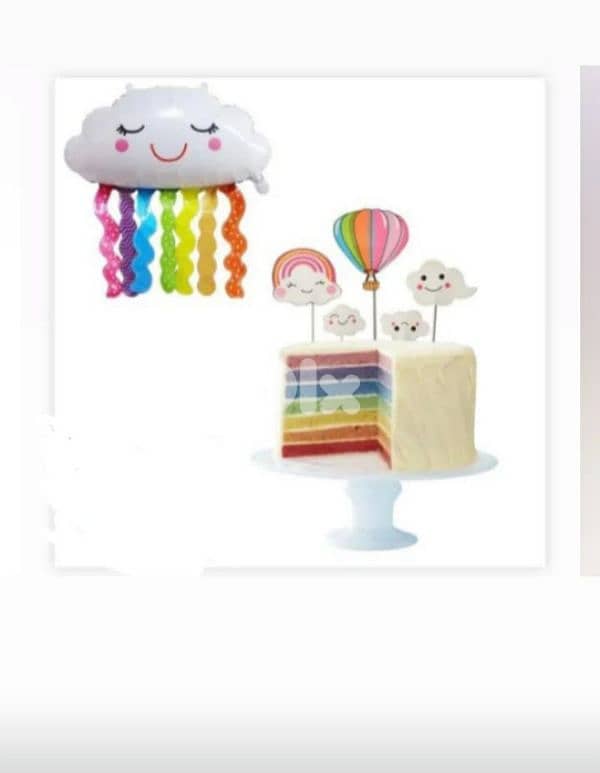 rainbow birthday decoration 4