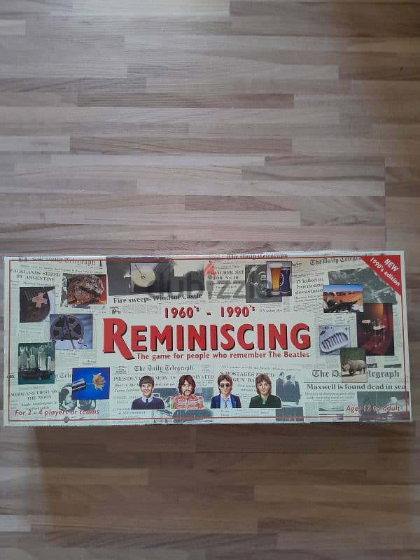 THE BEATLES Game "Reminiscing 1960s-1990s" Board Game NEW SEALED 1